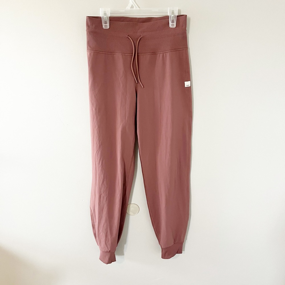 Vuori Daily jogger Mauve Pink High Rise Yoga Pants Womens Small